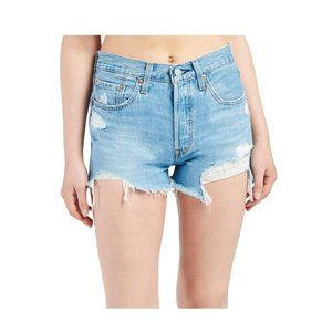 Levi's 501 High Rise Denim Shorts | Light Wash | Women's 31 | PC9-56327-0193